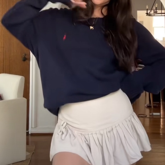 Vintage Navy Polo Sweater